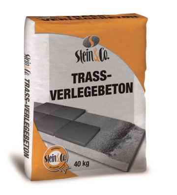 STEIN&CO Trass- Verlegebeton, 40 kg Sack